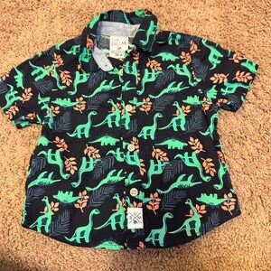 Dinosaur button up